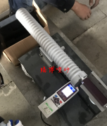 寧波某客戶(hù)為合金鋼螺栓和鑲件，風(fēng)力發(fā)電葉片襯套定制的專(zhuān)用噴砂